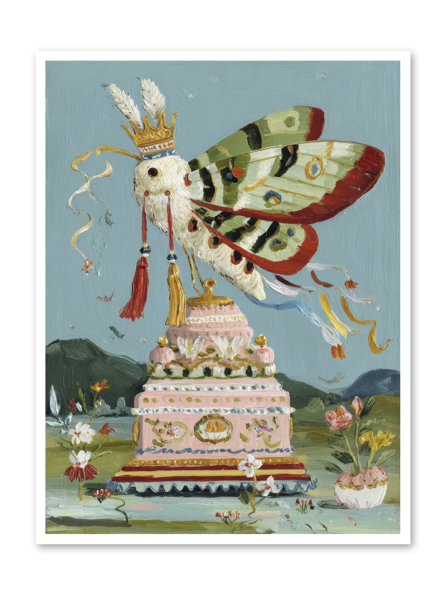 When Joy Came to Visit -- Loose Canvas Print 36x48