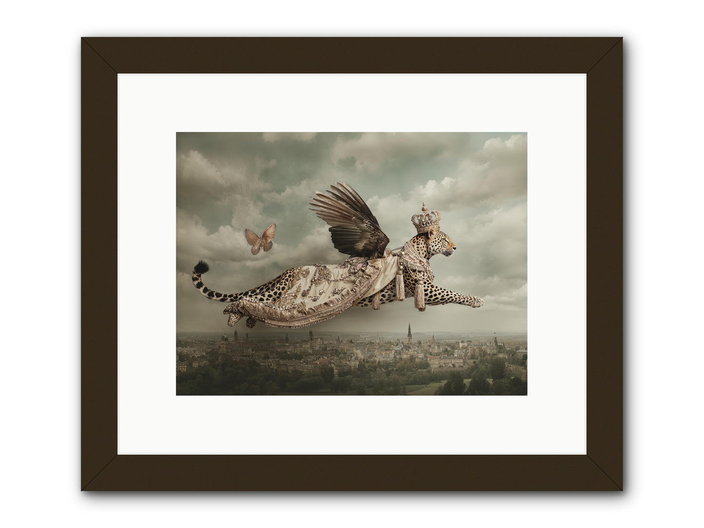 When Lilacs Remembered -- Framed Print - Black 12x9