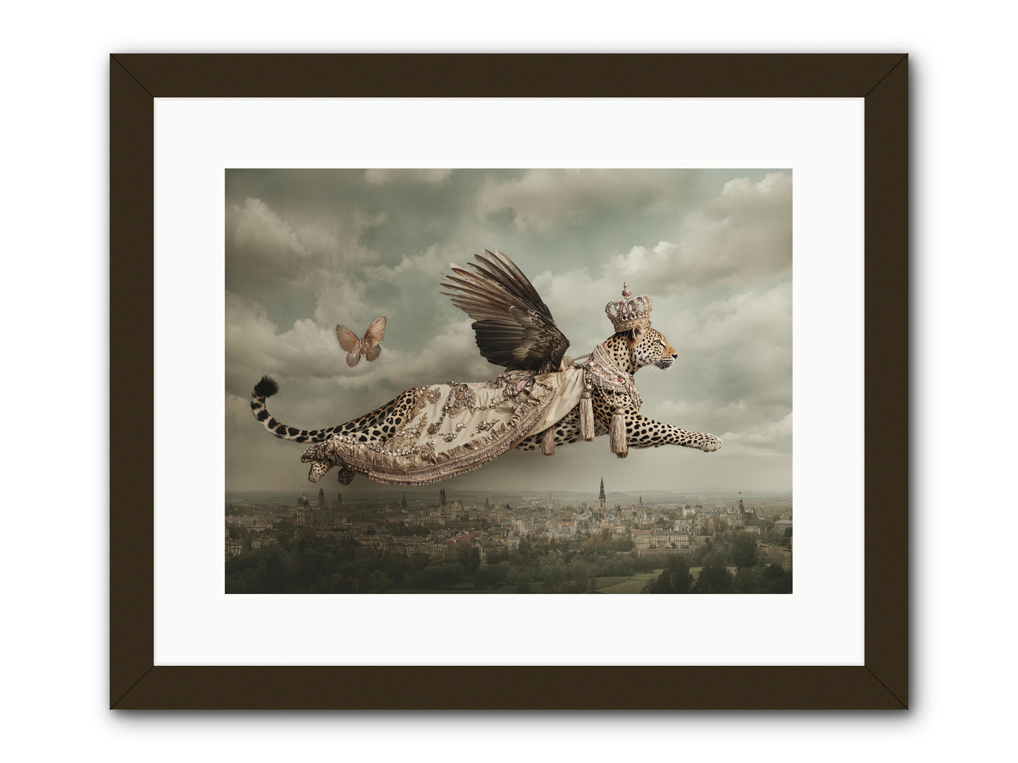 When Lilacs Remembered -- Framed Print - Black 16x12