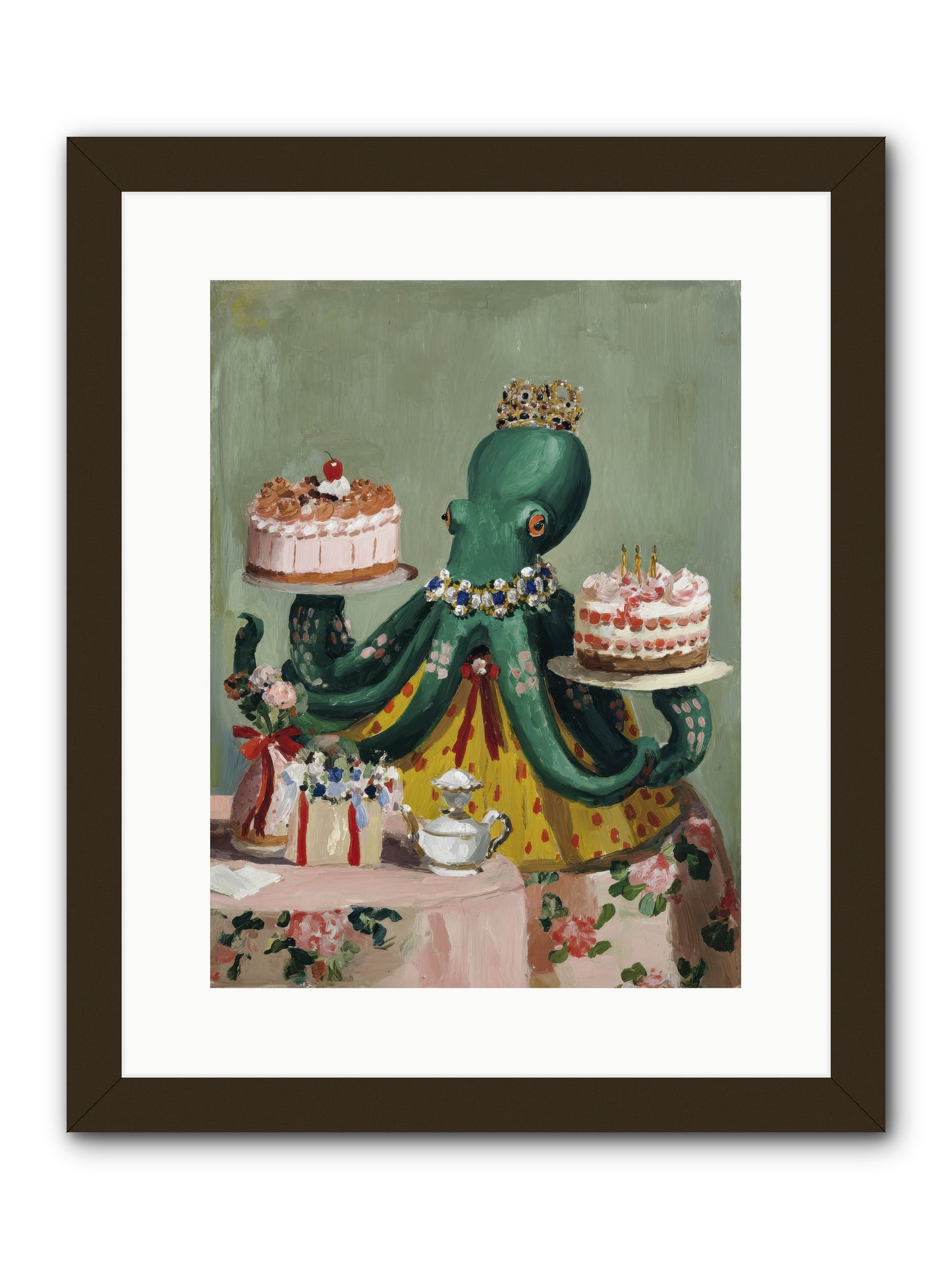 When Love Takes Form -- Framed Print - Black 12x16