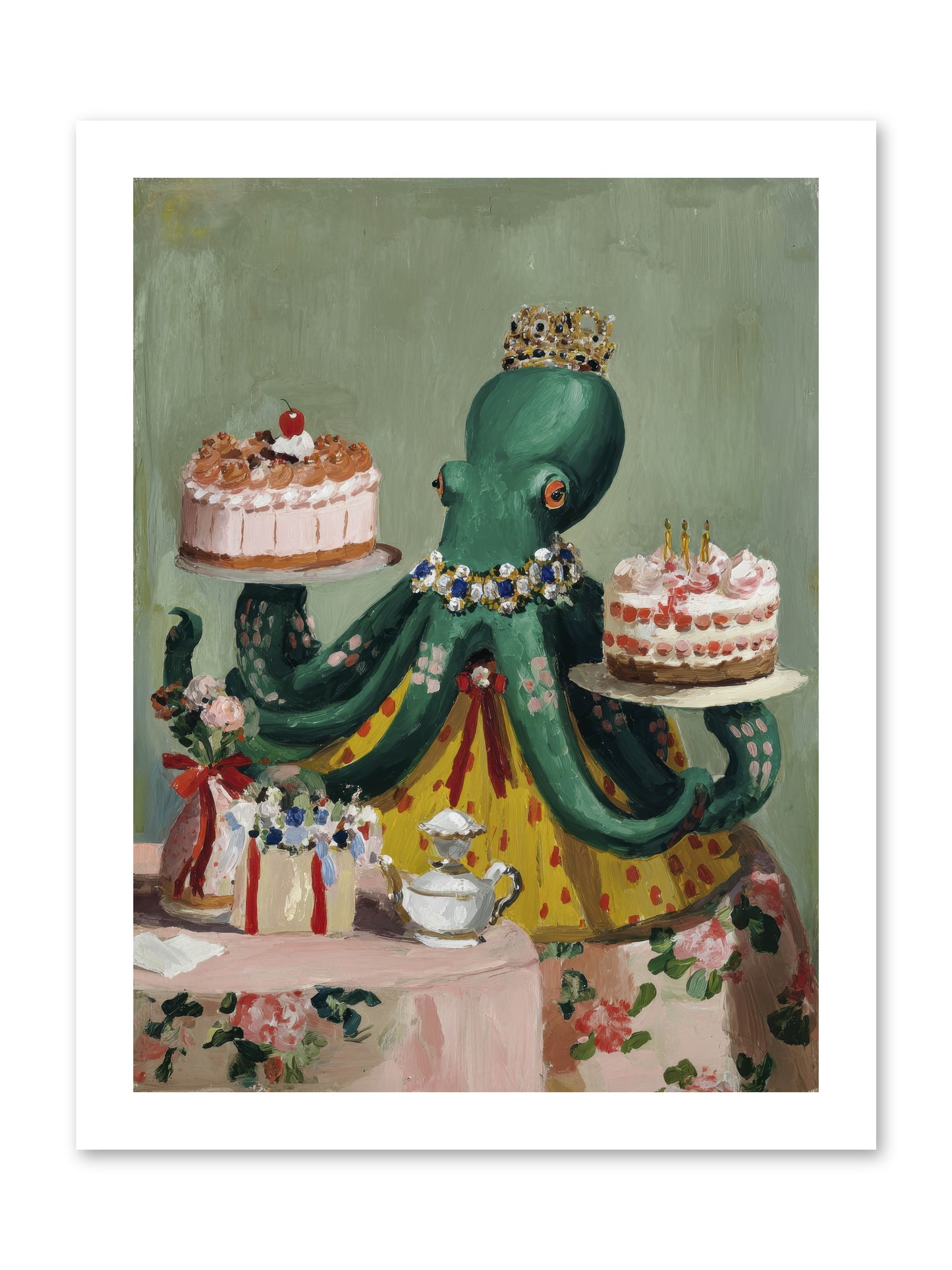 When Love Takes Form -- Loose Canvas Print 12x16