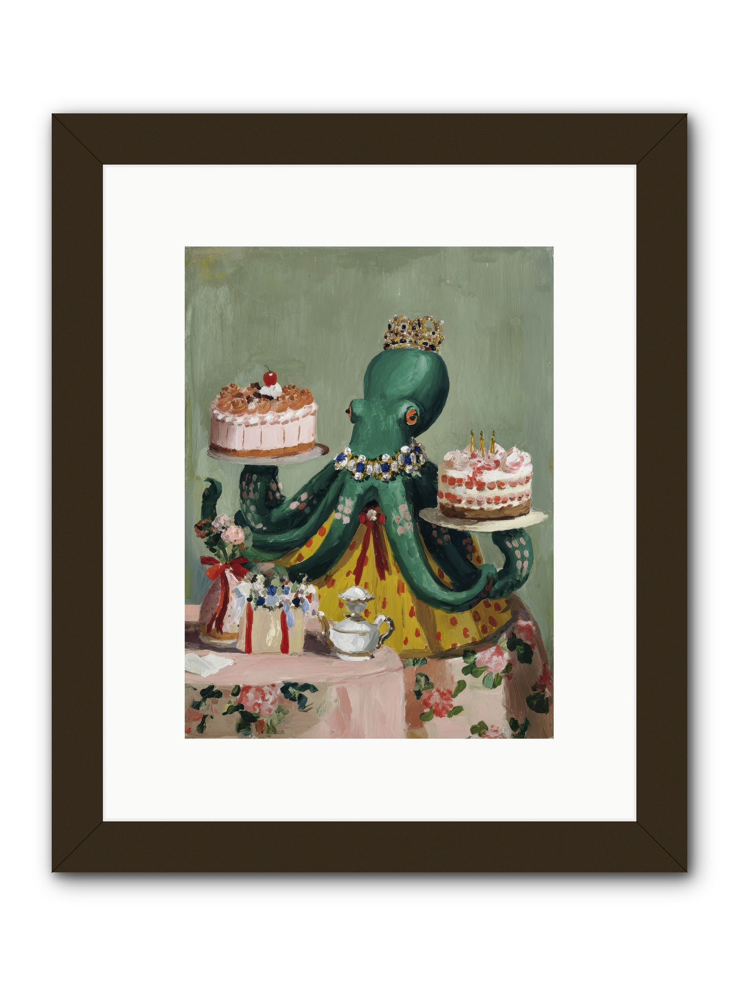 When Love Takes Form -- Framed Print - Black 9x12