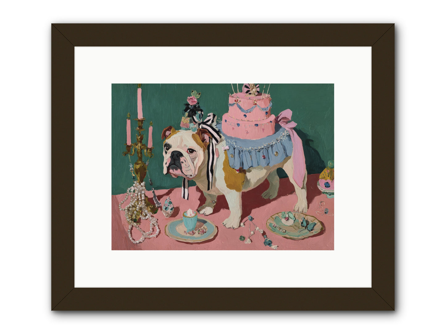 When Magic Stopped By -- Framed Print - Black 12x9