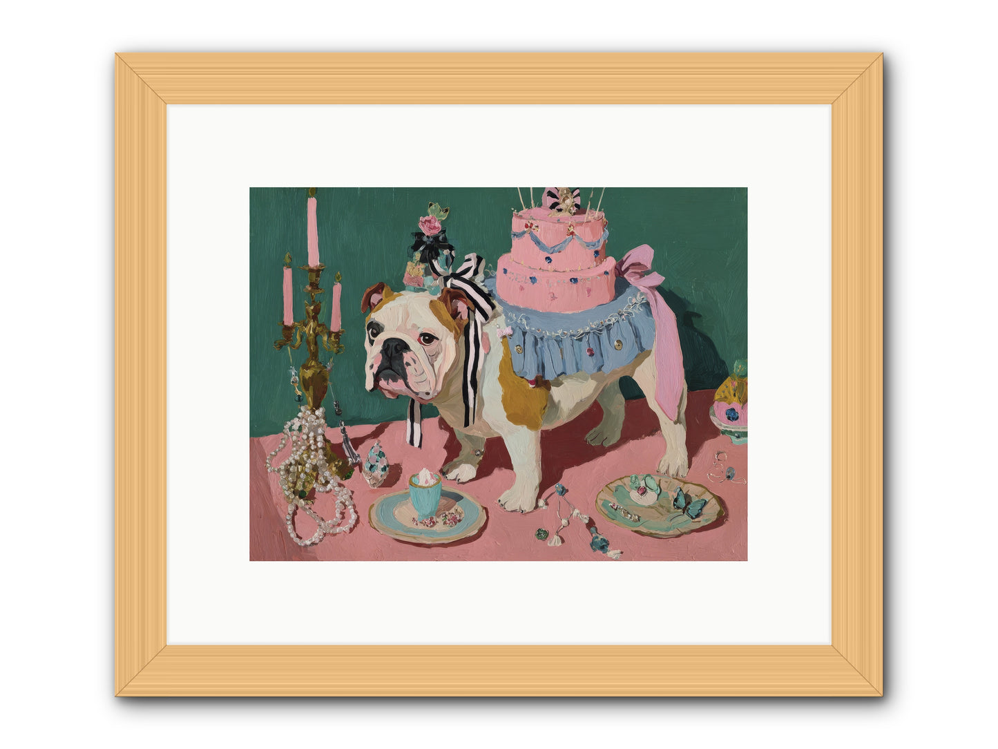When Magic Stopped By -- Framed Print - Natural 12x9