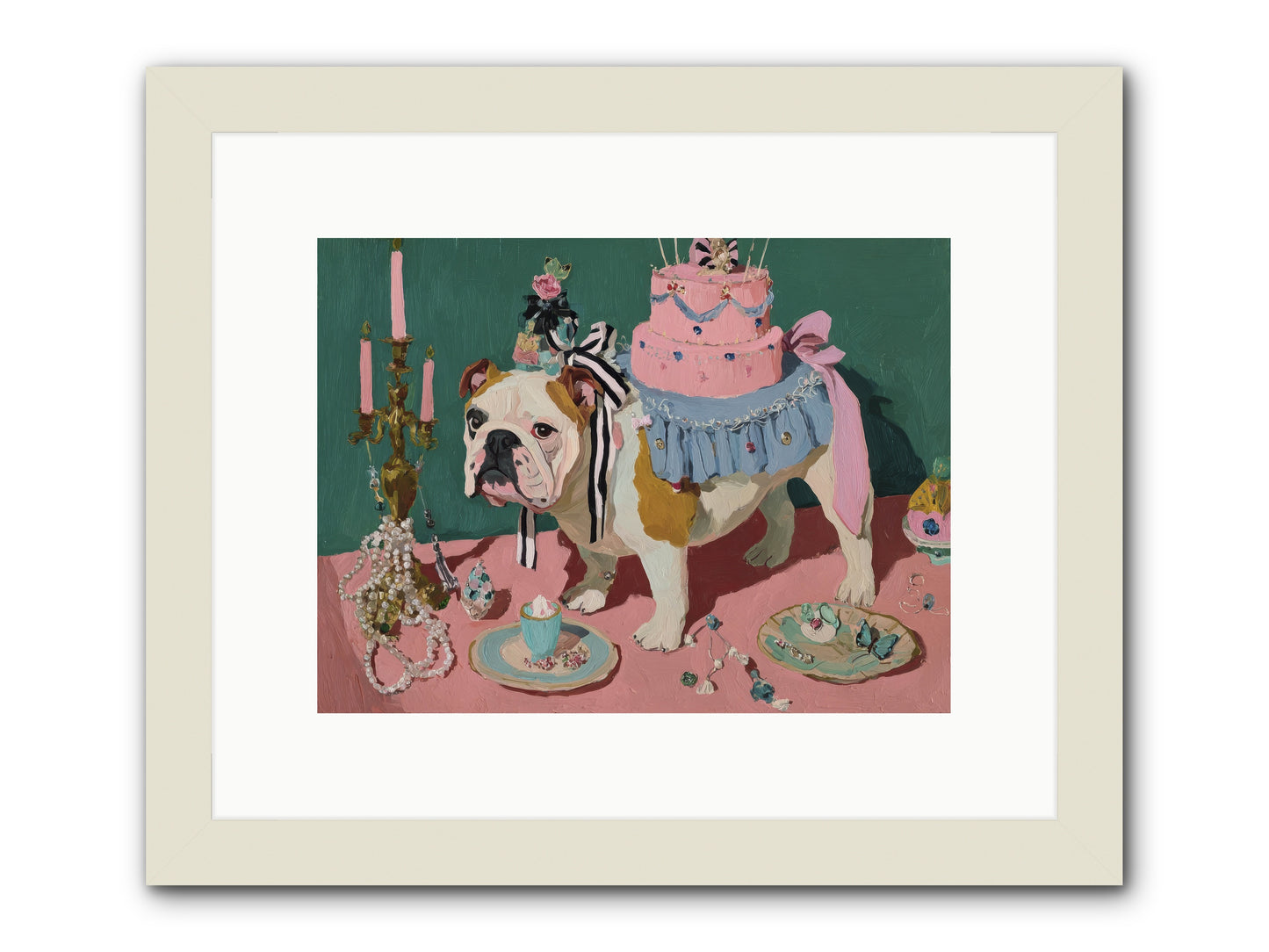 When Magic Stopped By -- Framed Print - White 12x9