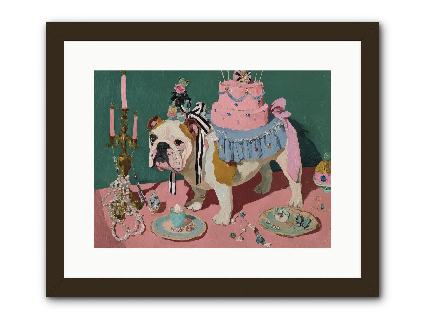 When Magic Stopped By -- Framed Print - Black 16x12