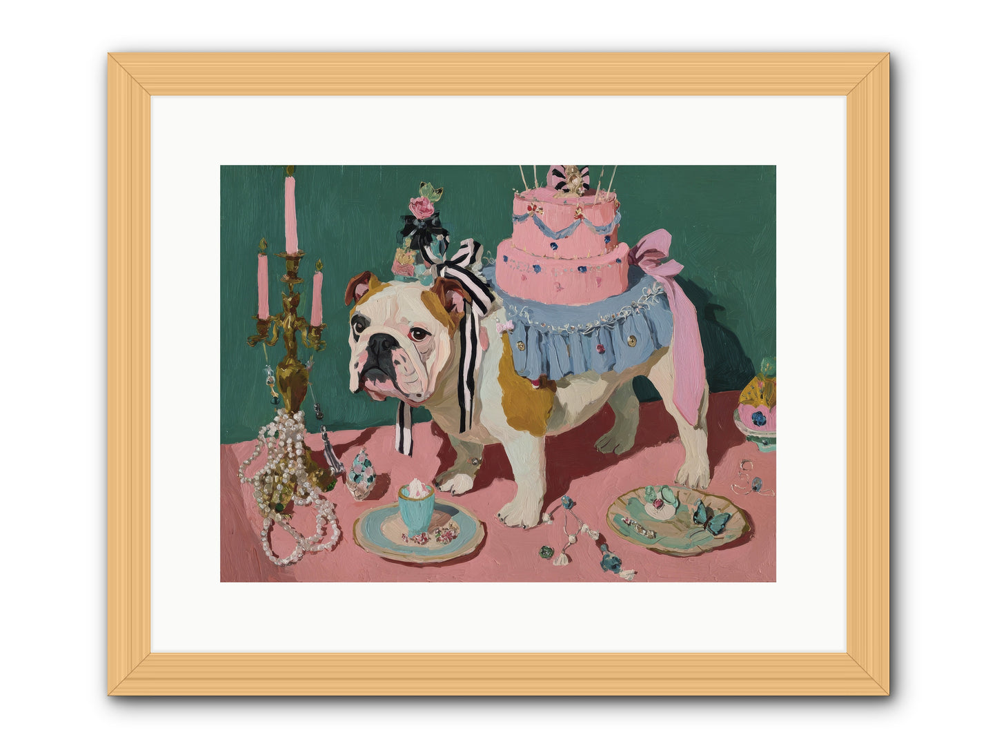 When Magic Stopped By -- Framed Print - Natural 16x12