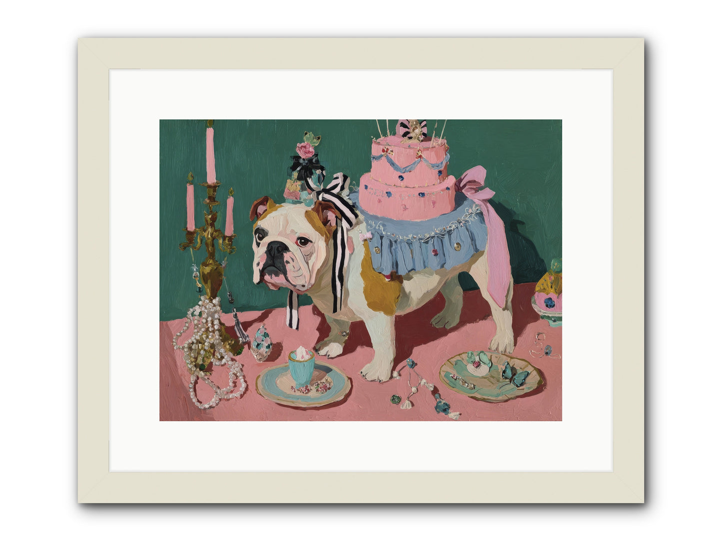 When Magic Stopped By -- Framed Print - White 16x12