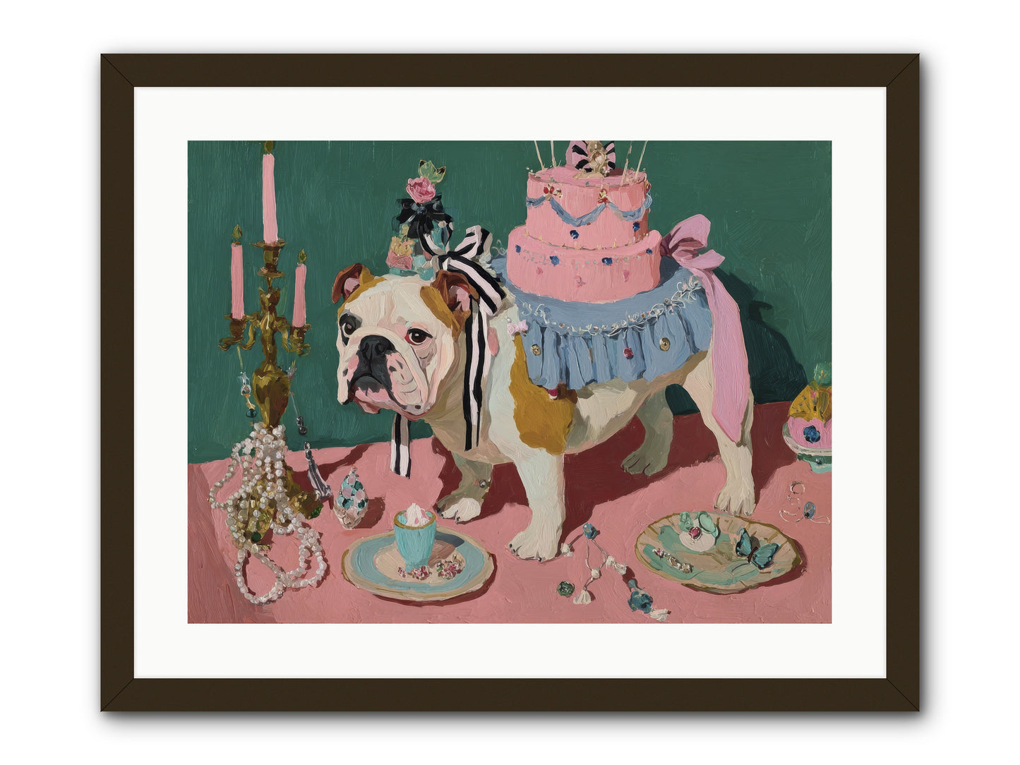 When Magic Stopped By -- Framed Print - Black 24x18