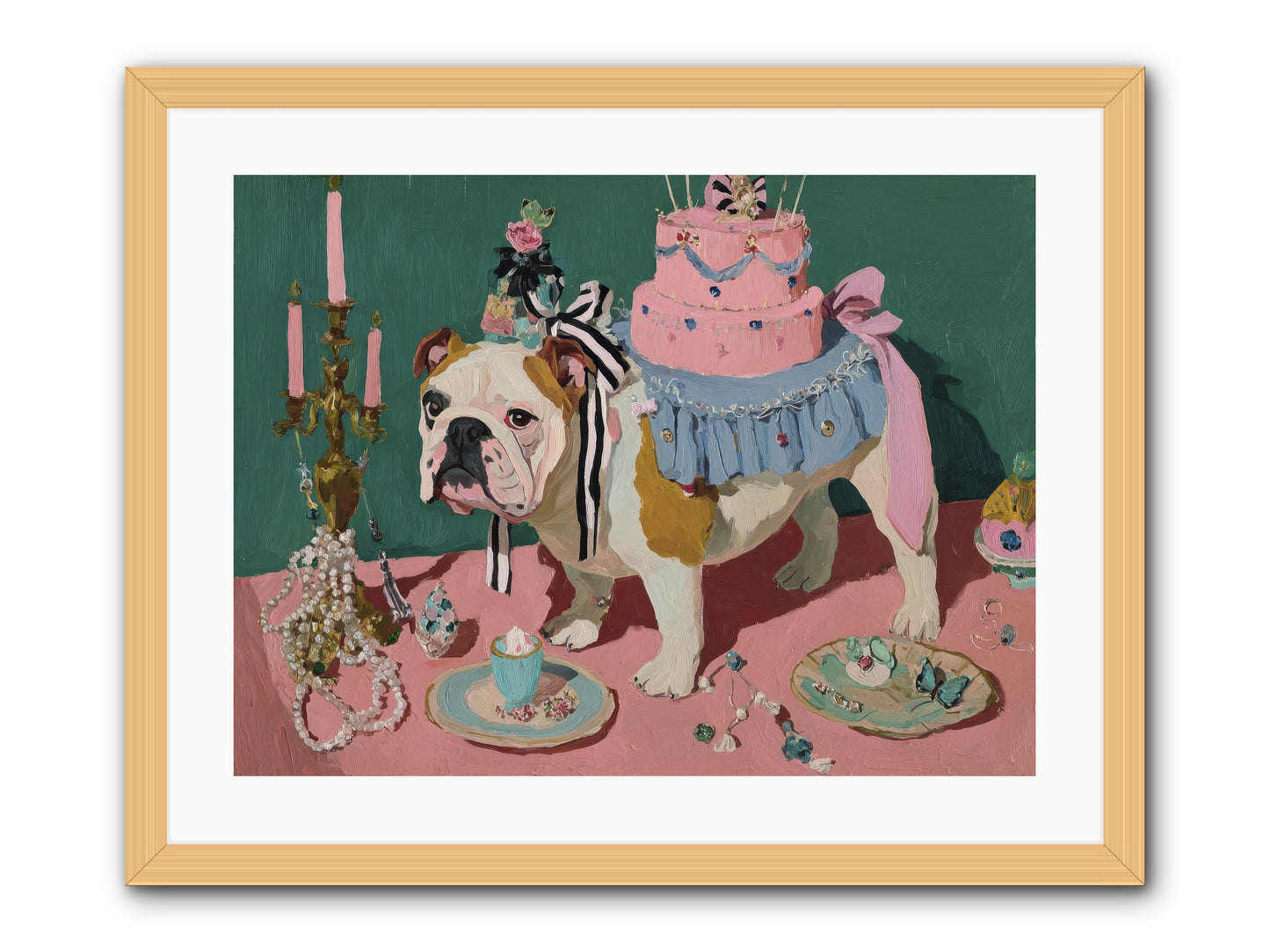 When Magic Stopped By -- Framed Print - Natural 24x18