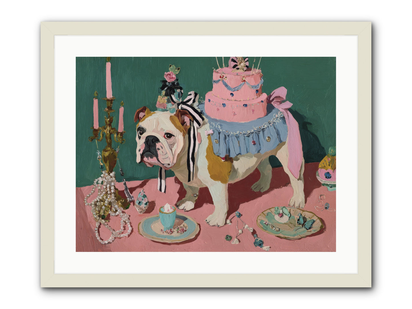 When Magic Stopped By -- Framed Print - White 24x18