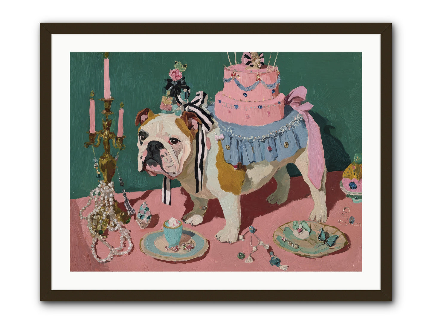 When Magic Stopped By -- Framed Print - Black 32x24