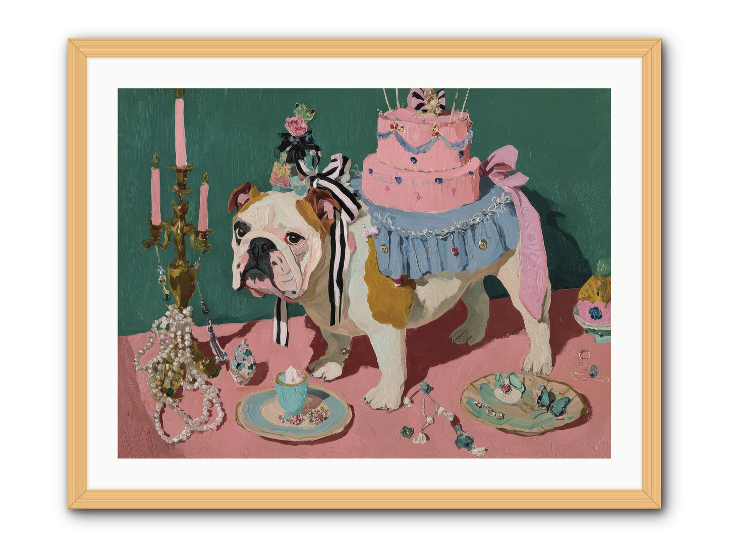 When Magic Stopped By -- Framed Print - Natural 32x24