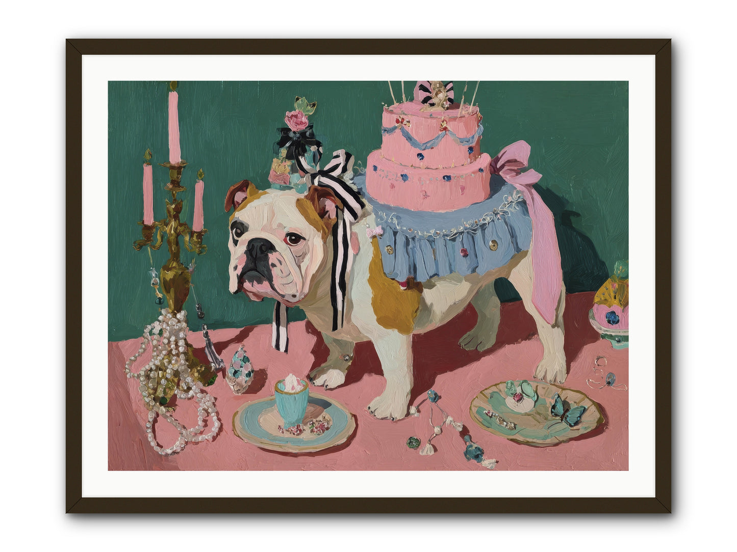 When Magic Stopped By -- Framed Print - Black 40x30