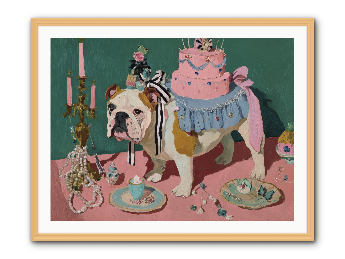 When Magic Stopped By -- Framed Print - Natural 40x30