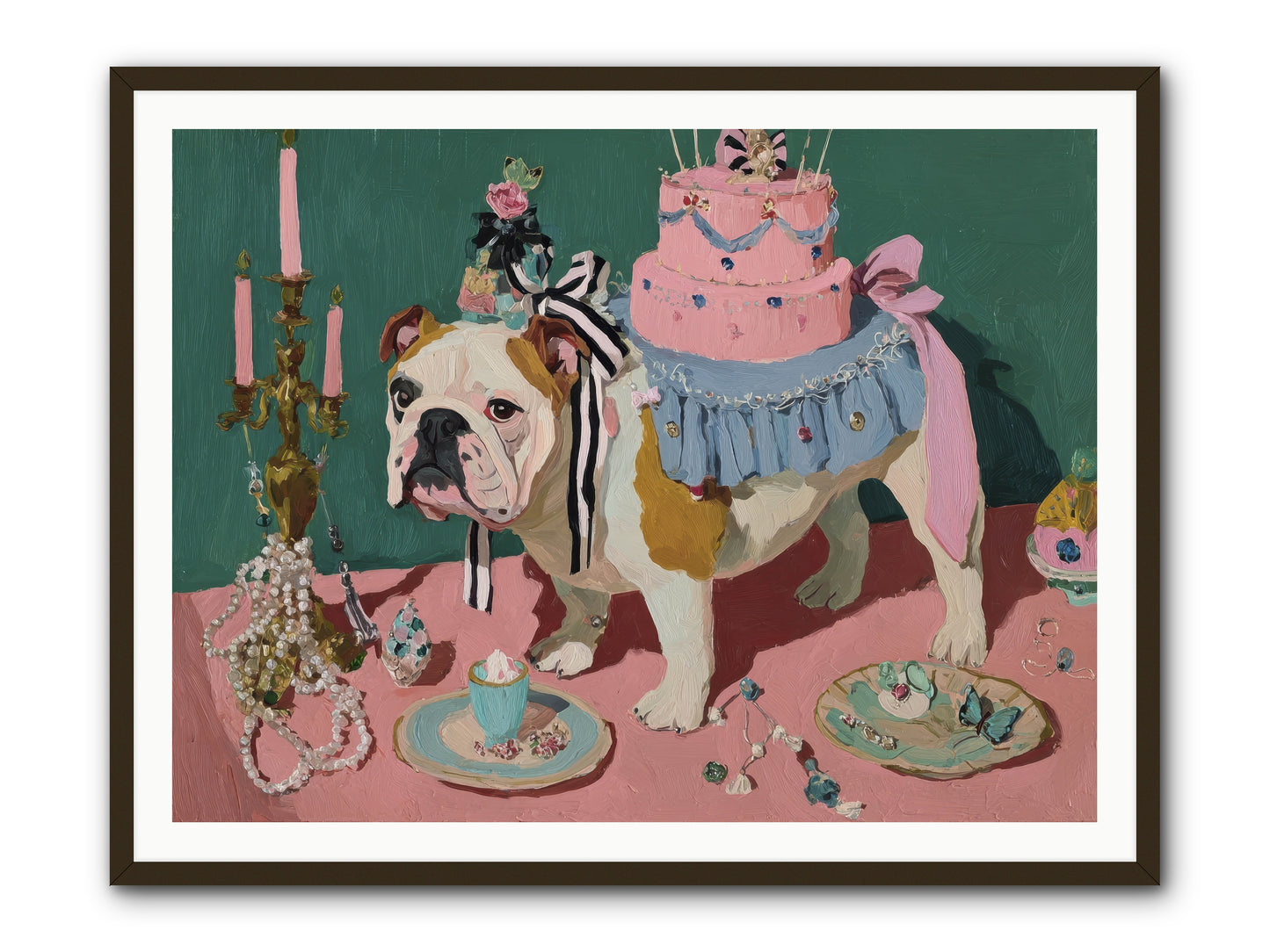 When Magic Stopped By -- Framed Print - Black 48x36