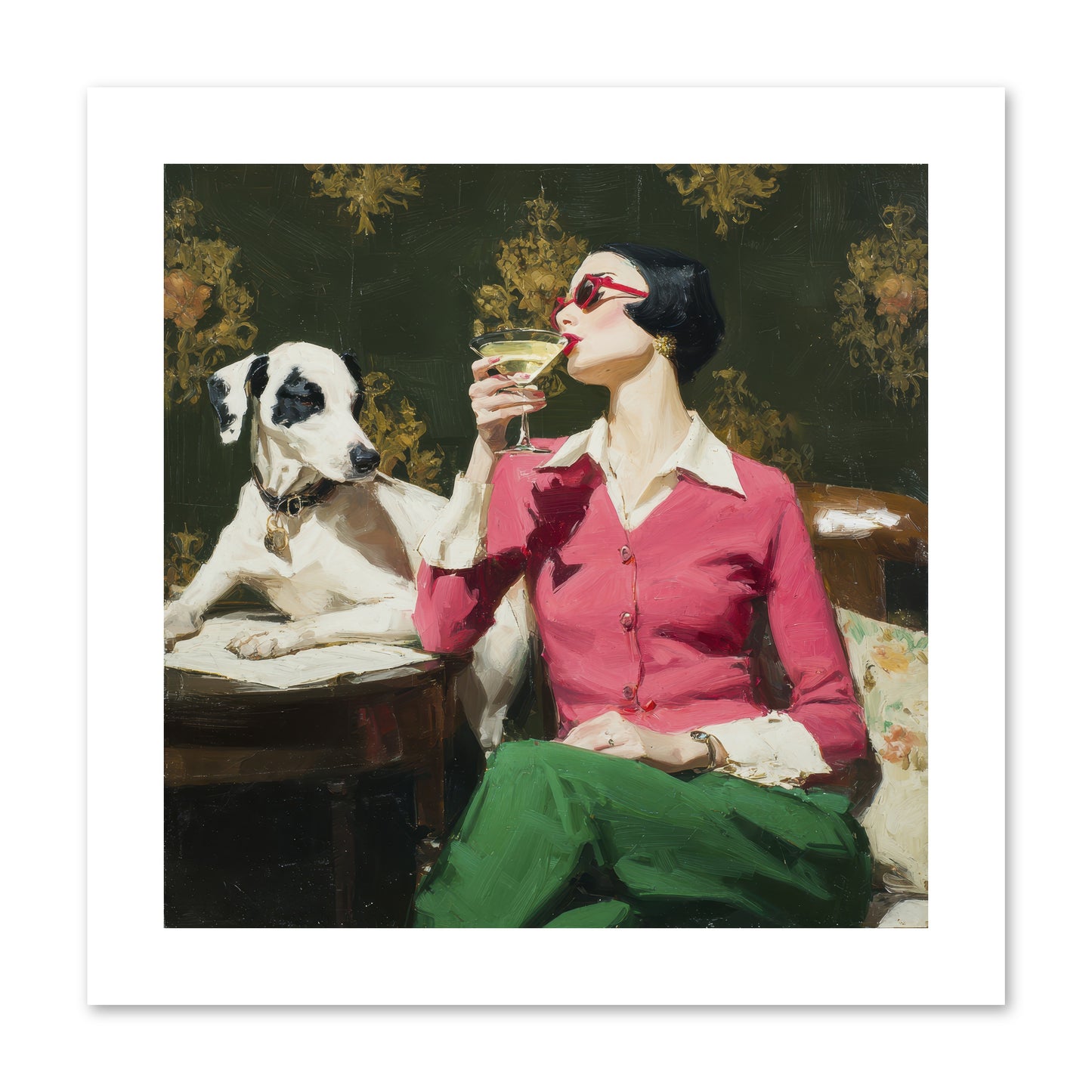 When Magnolias Bloomed -- Loose Canvas Print 10x10