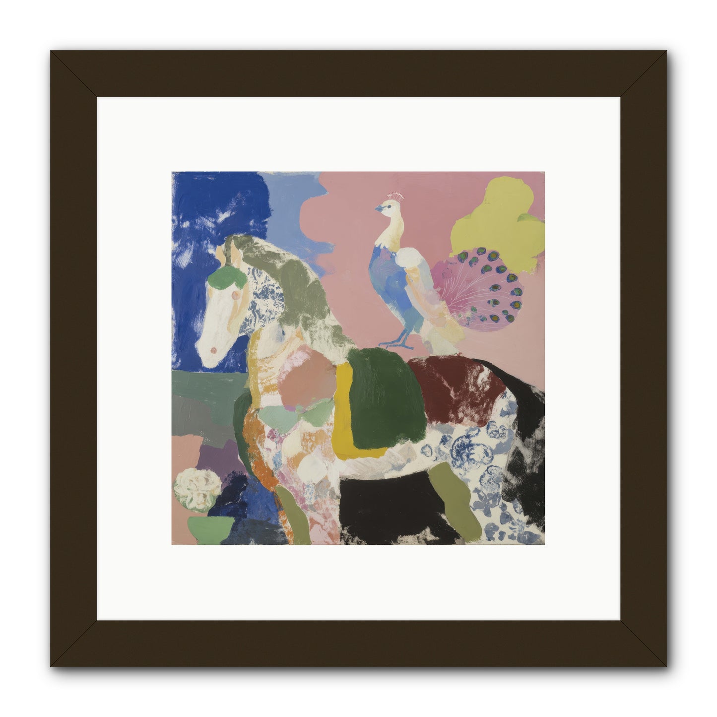 When Opposites Became Poetry -- Framed Print - Black 10x10