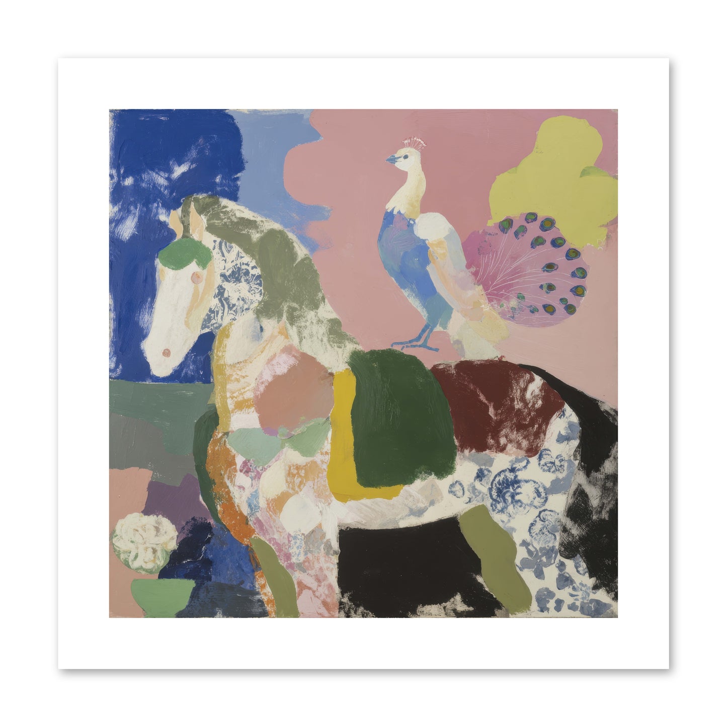 When Opposites Became Poetry -- Loose Canvas Print 10x10
