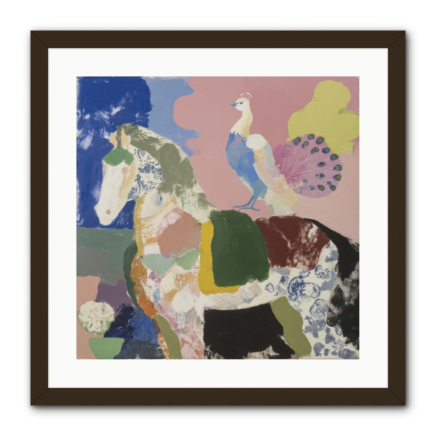 When Opposites Became Poetry -- Framed Print - Black 20x20