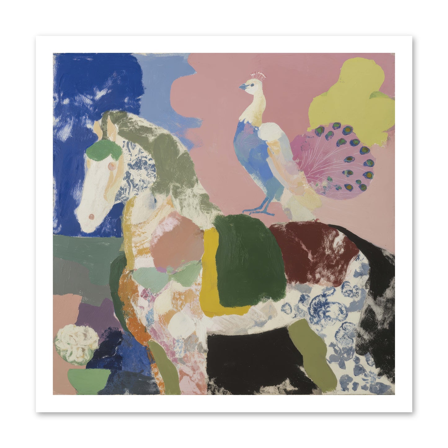 When Opposites Became Poetry -- Loose Canvas Print 20x20