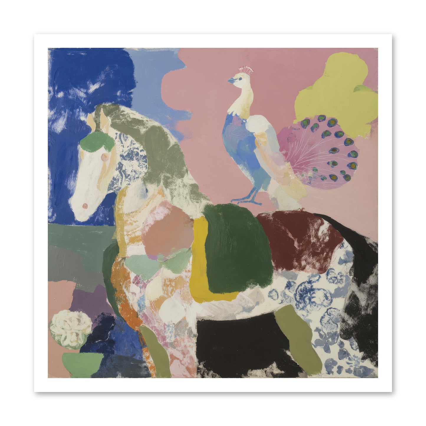 When Opposites Became Poetry -- Loose Canvas Print 24x24