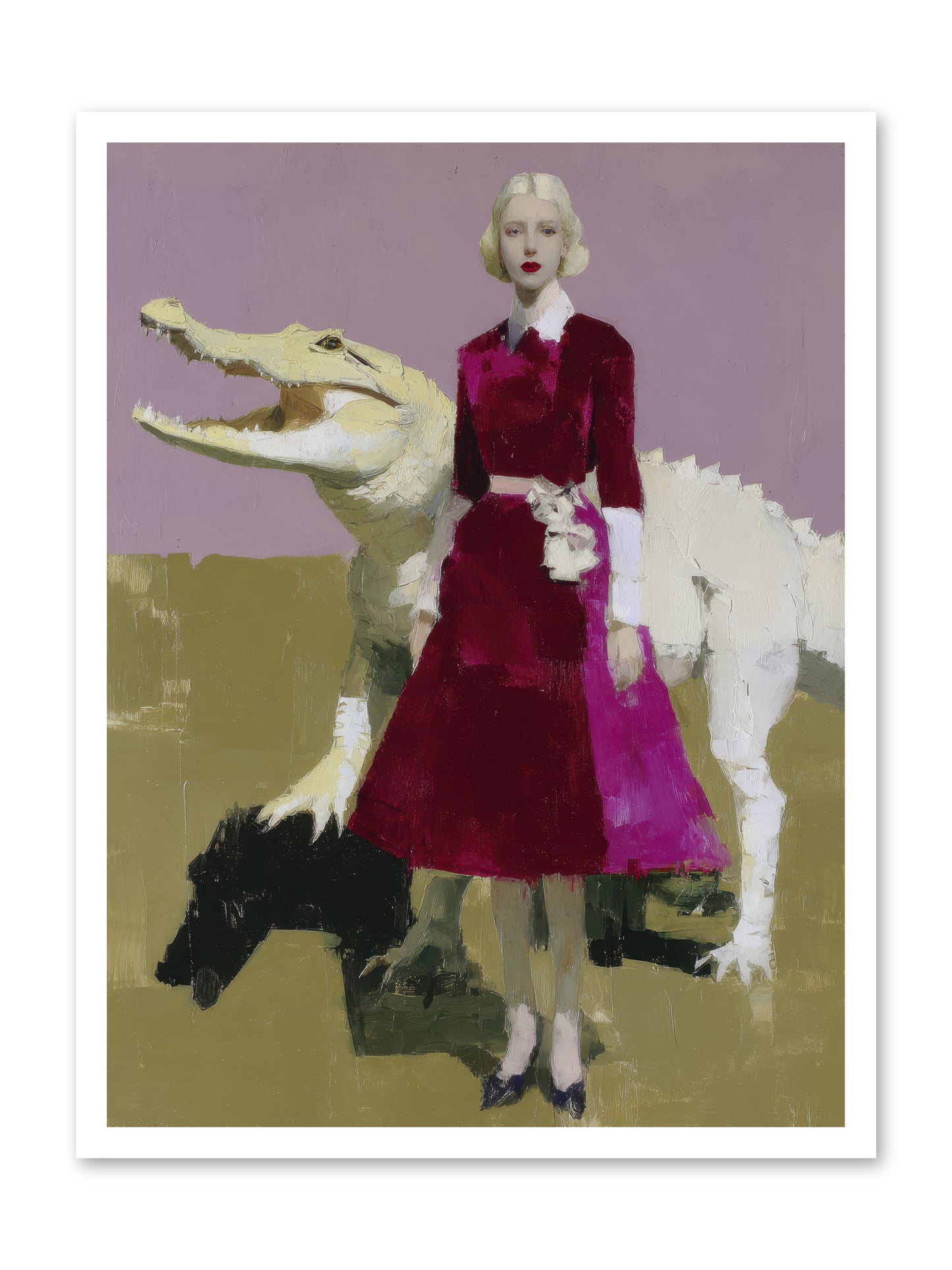 When Pearls Were Borrowed -- Loose Canvas Print 24x32