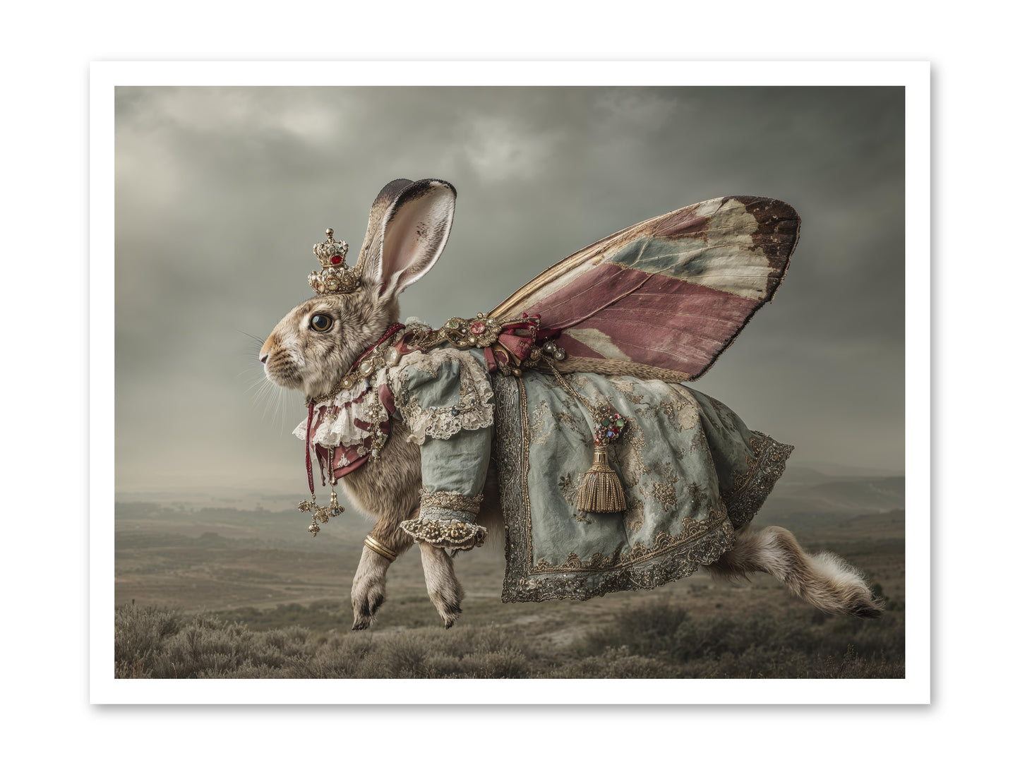 When Petals Fall Upward no.1 -- Loose Canvas Print 32x24