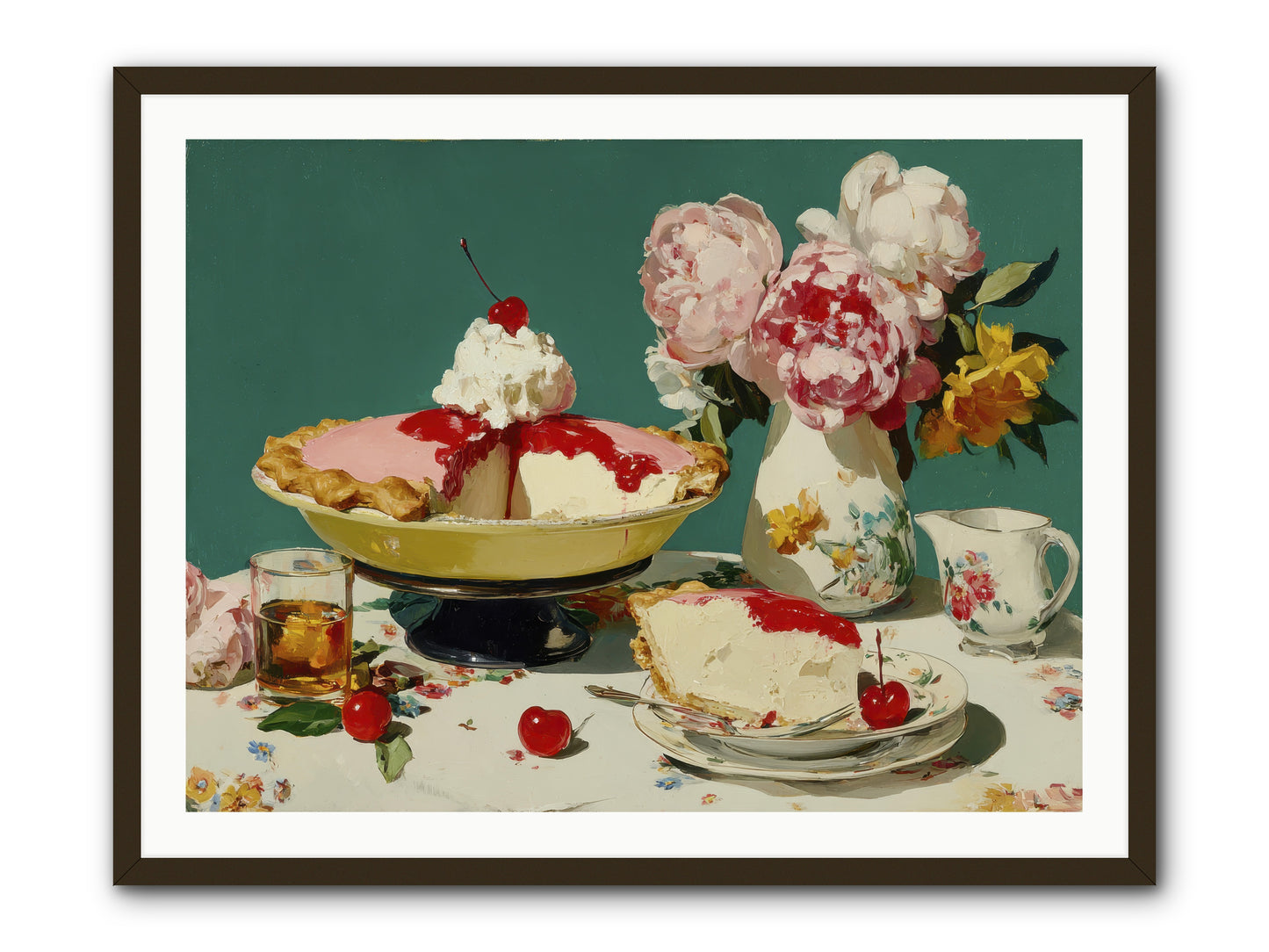 When Pie Was Paradise -- Framed Print - Black 40x30