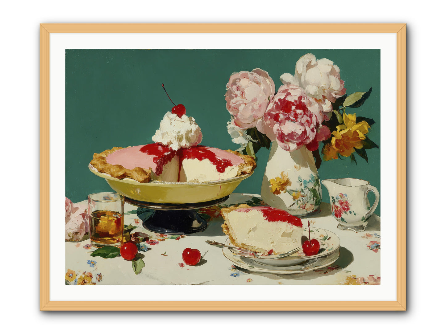 When Pie Was Paradise -- Framed Print - Natural 40x30