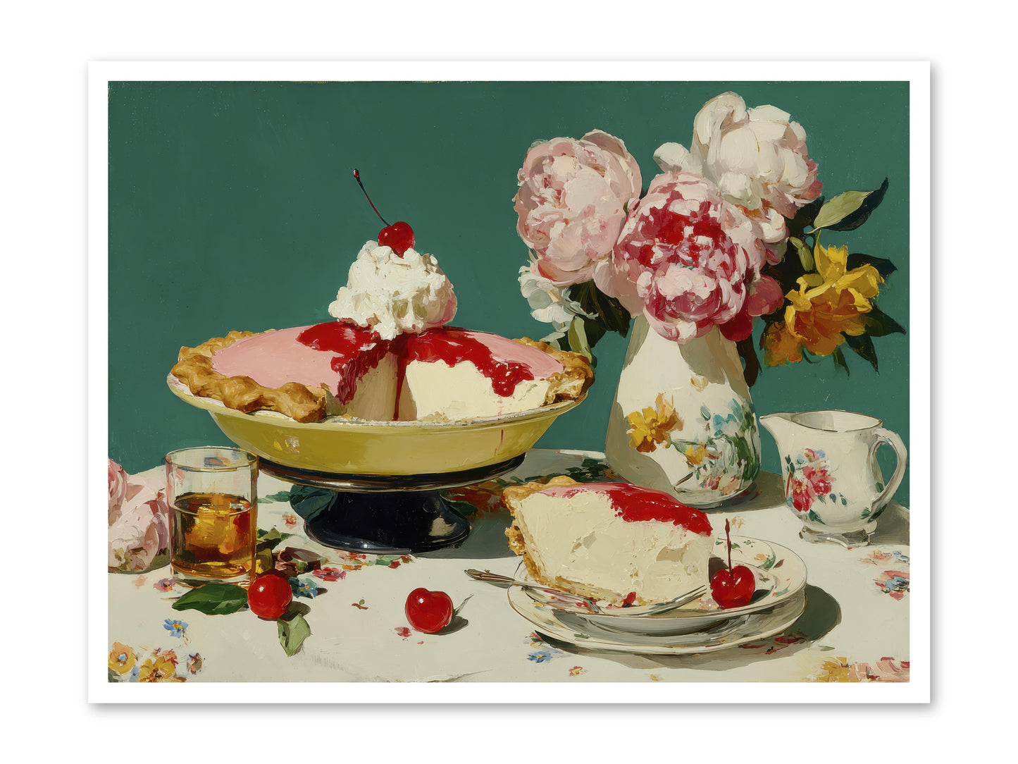 When Pie Was Paradise -- Loose Canvas Print 40x30