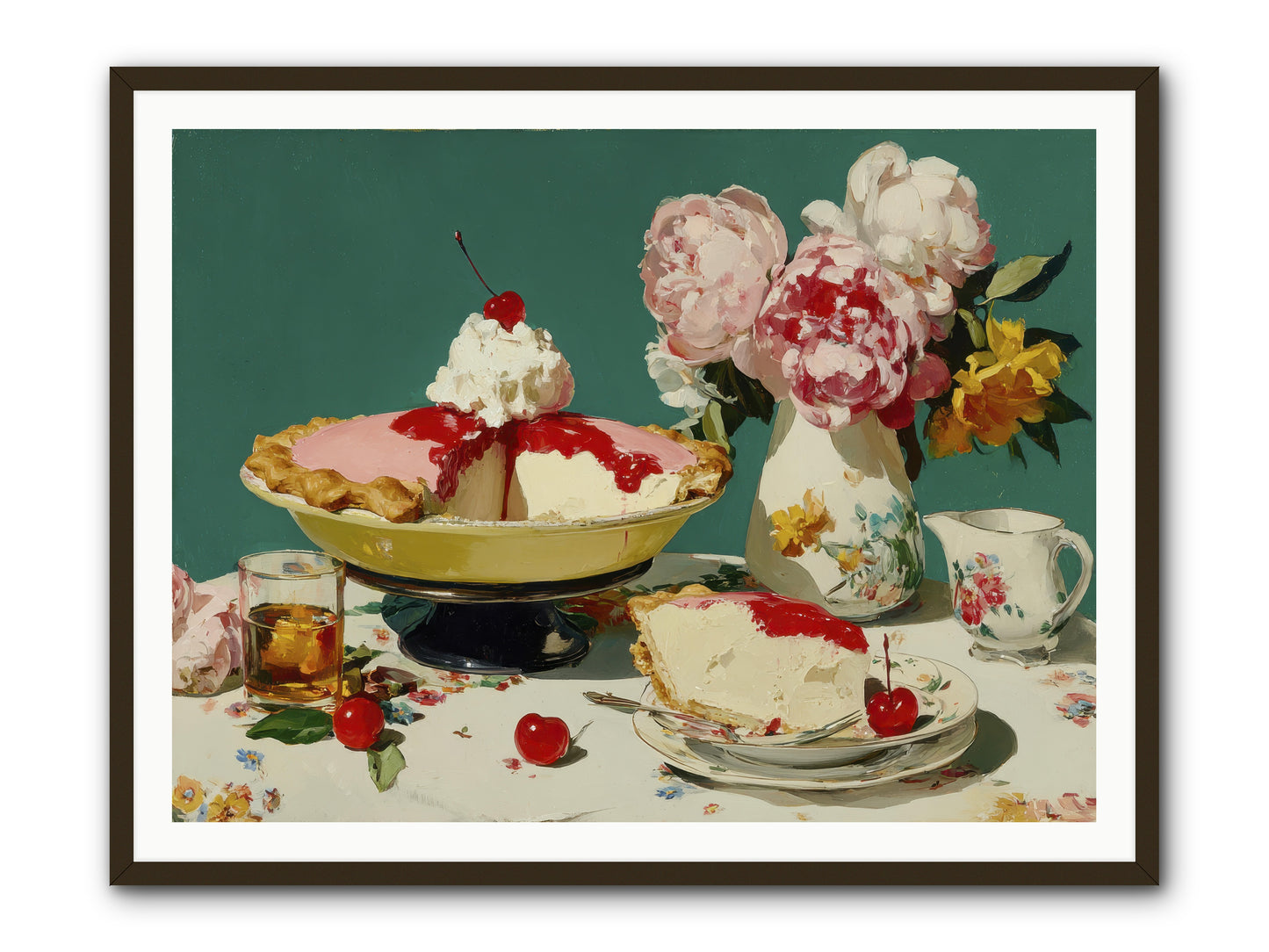 When Pie Was Paradise -- Framed Print - Black 48x36