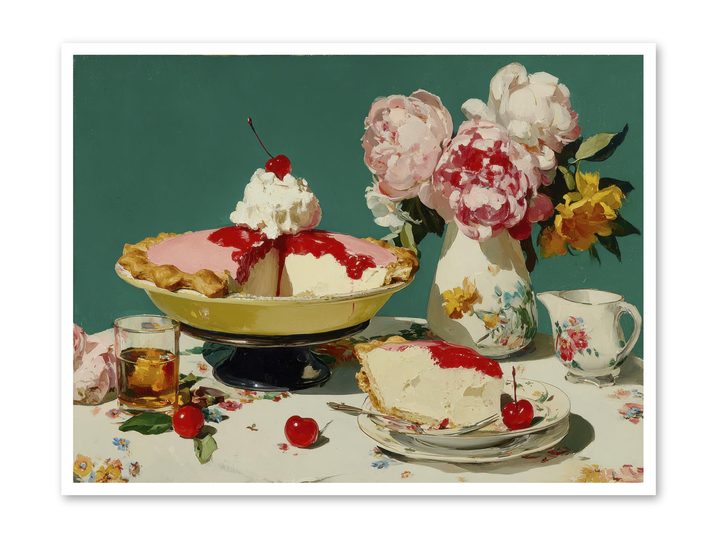 When Pie Was Paradise -- Loose Canvas Print 48x36