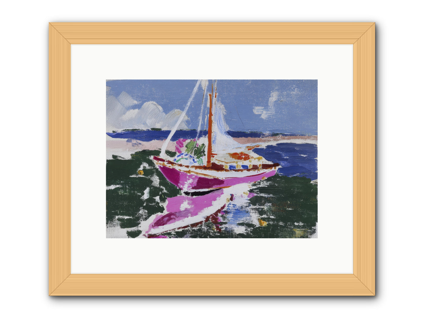 When Pride Was All We Had -- Framed Print - Natural 12x9