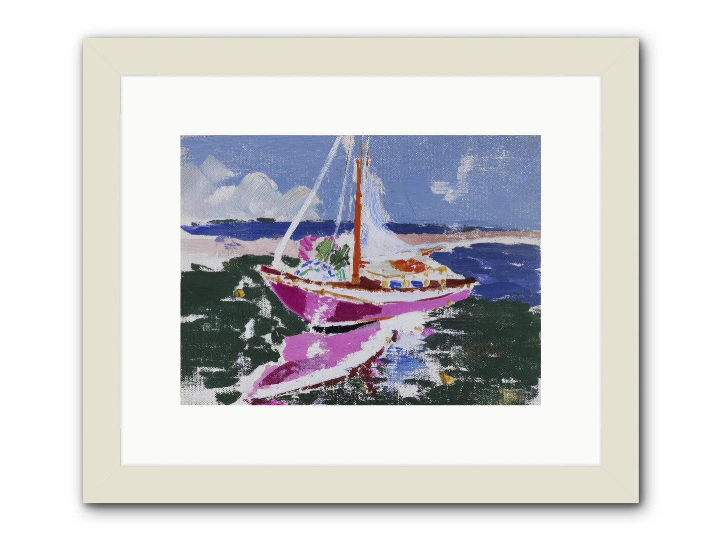 When Pride Was All We Had -- Framed Print - White 12x9