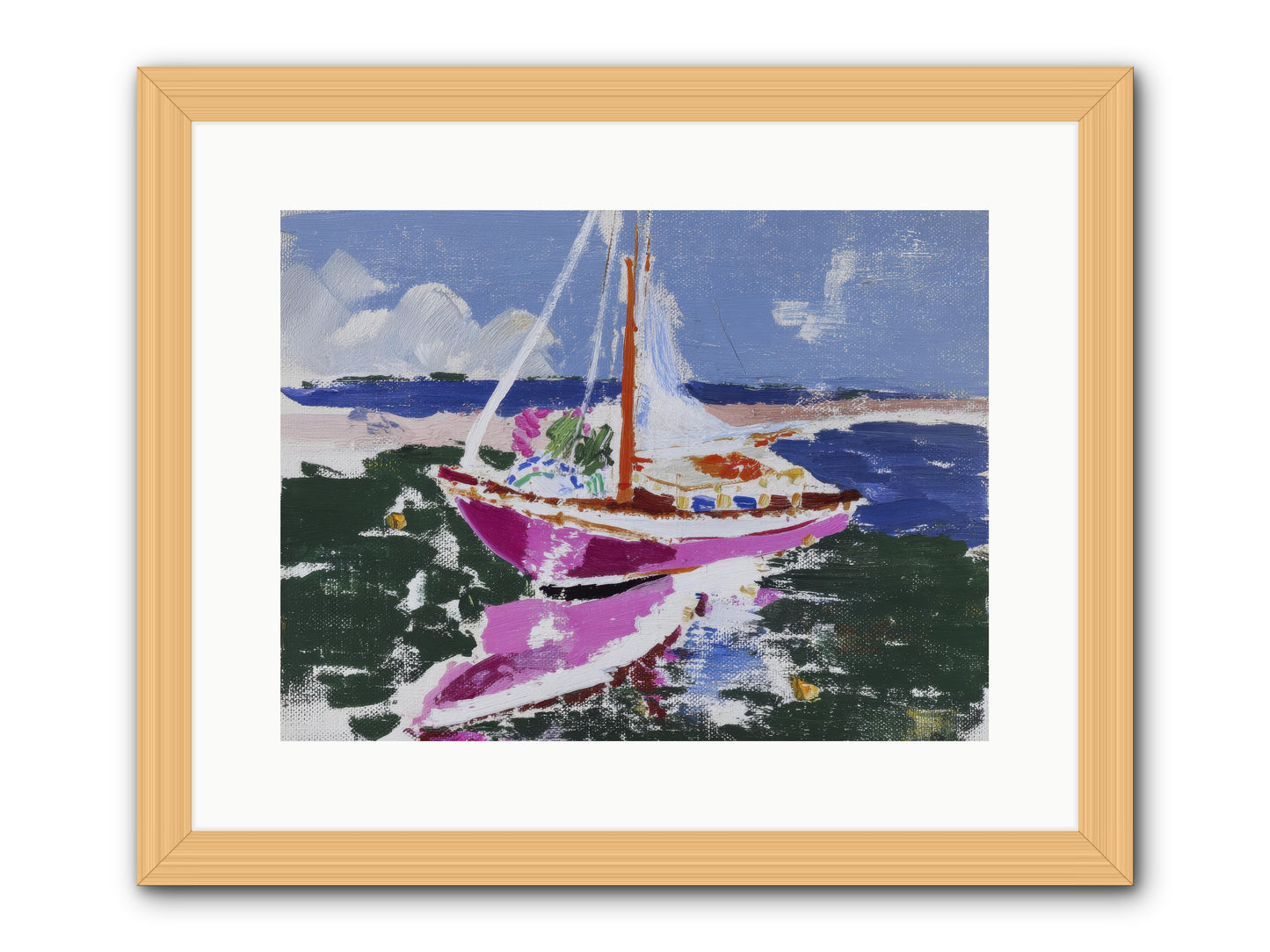 When Pride Was All We Had -- Framed Print - Natural 16x12