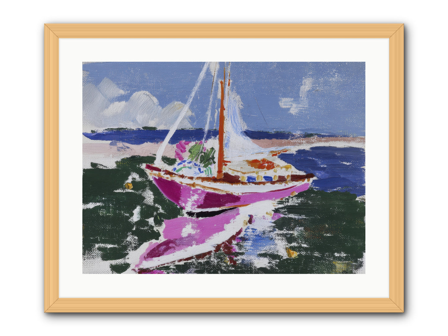 When Pride Was All We Had -- Framed Print - Natural 24x18