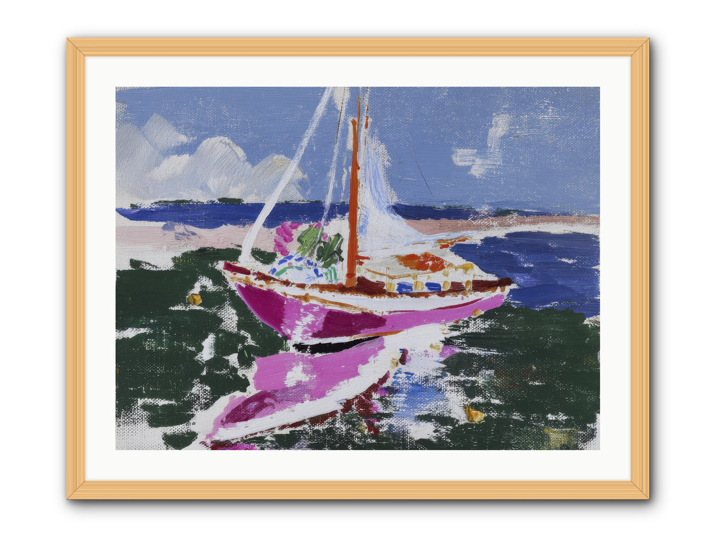 When Pride Was All We Had -- Framed Print - Natural 32x24