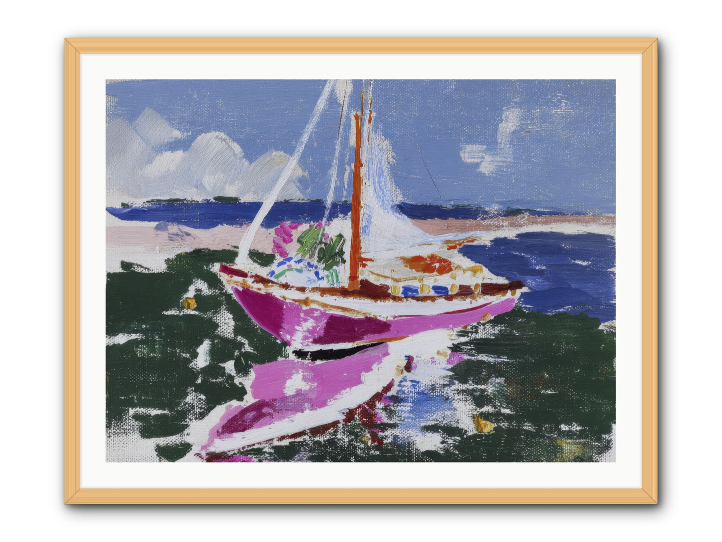 When Pride Was All We Had -- Framed Print - Natural 40x30