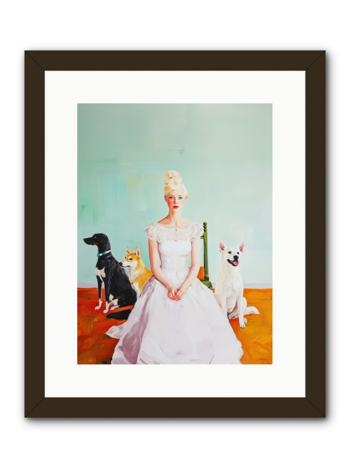 When Quiet Held WonderREZ -- Framed Print - Black 12x16