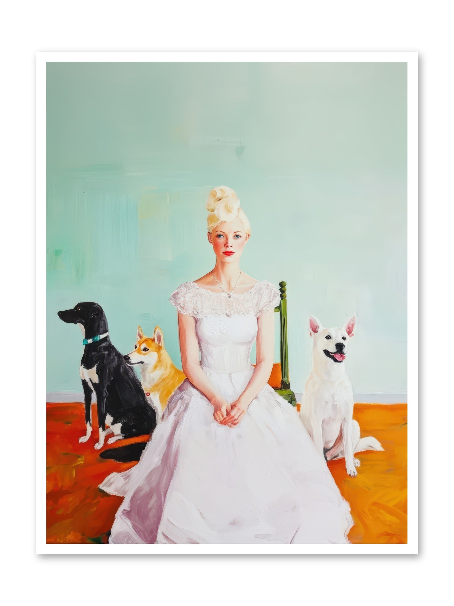 When Quiet Held WonderREZ -- Loose Canvas Print 36x48
