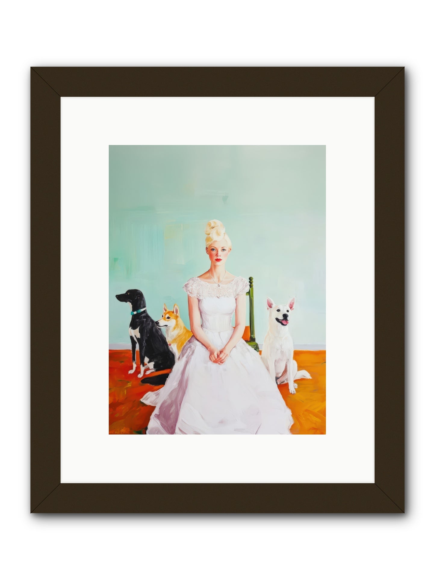 When Quiet Held WonderREZ -- Framed Print - Black 9x12