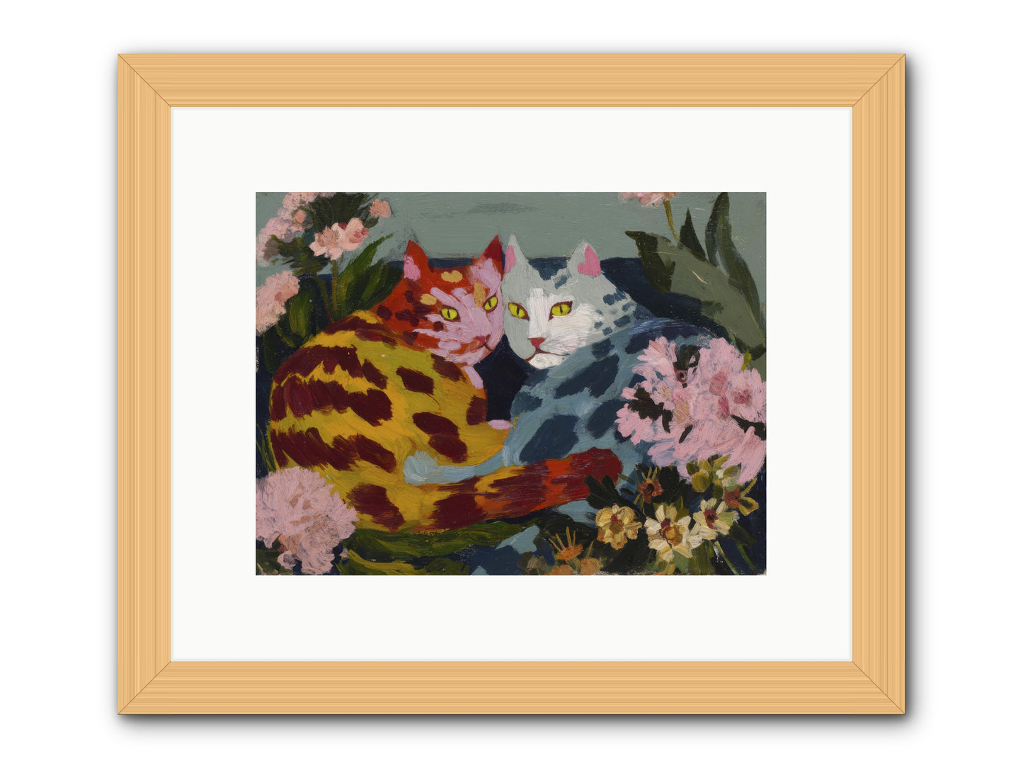 When September Lingered -- Framed Print - Natural 12x9