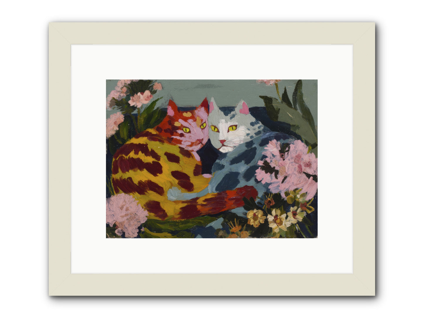 When September Lingered -- Framed Print - White 12x9
