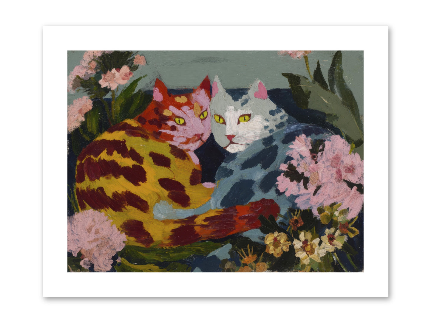 When September Lingered -- Loose Canvas Print 12x9