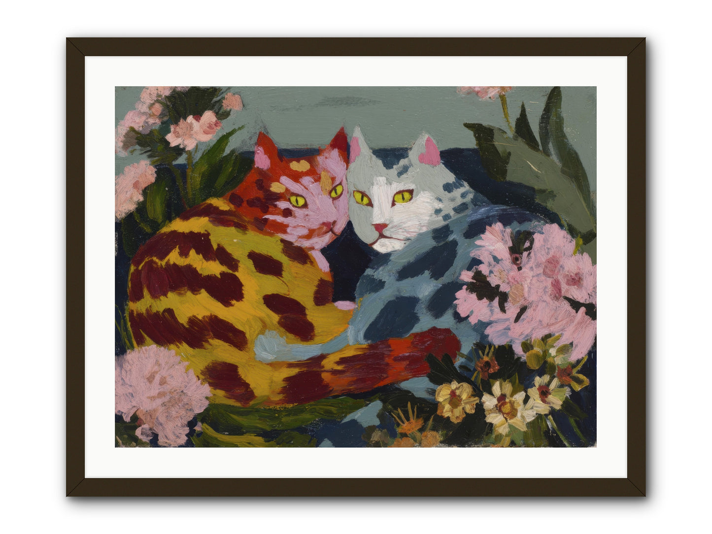 When September Lingered -- Framed Print - Black 32x24