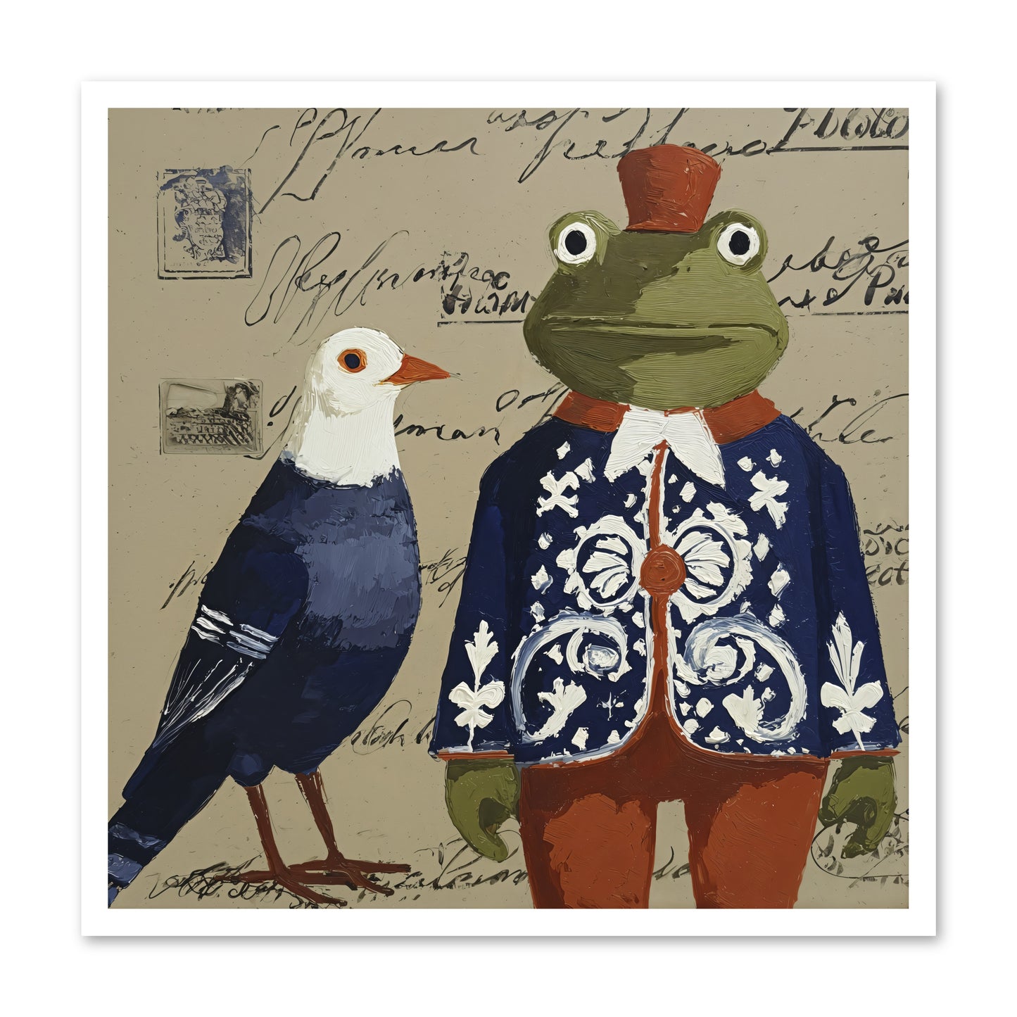When Serendipity Enters -- Paper Print 30x30