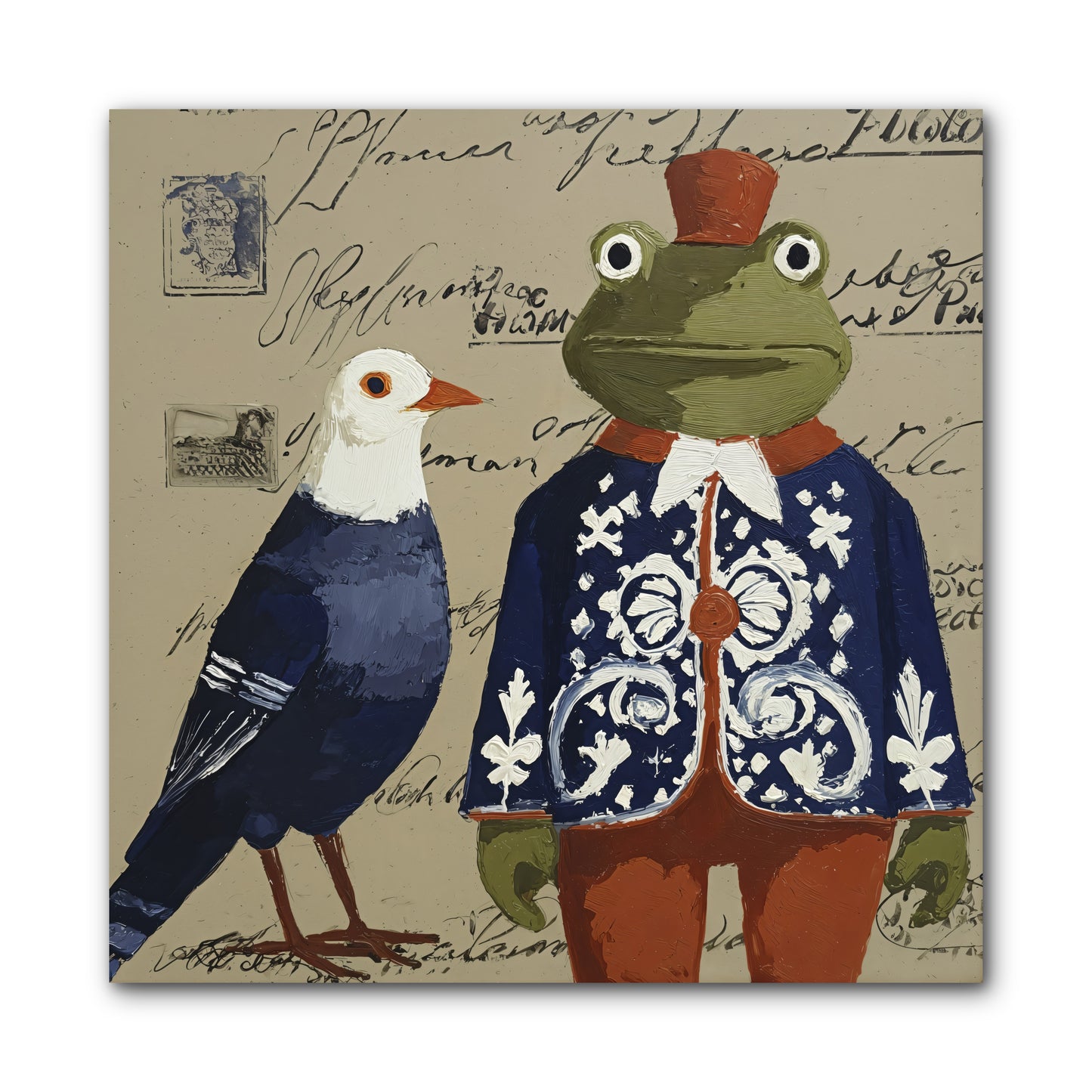 When Serendipity Enters -- Wrapped Canvas 10x10