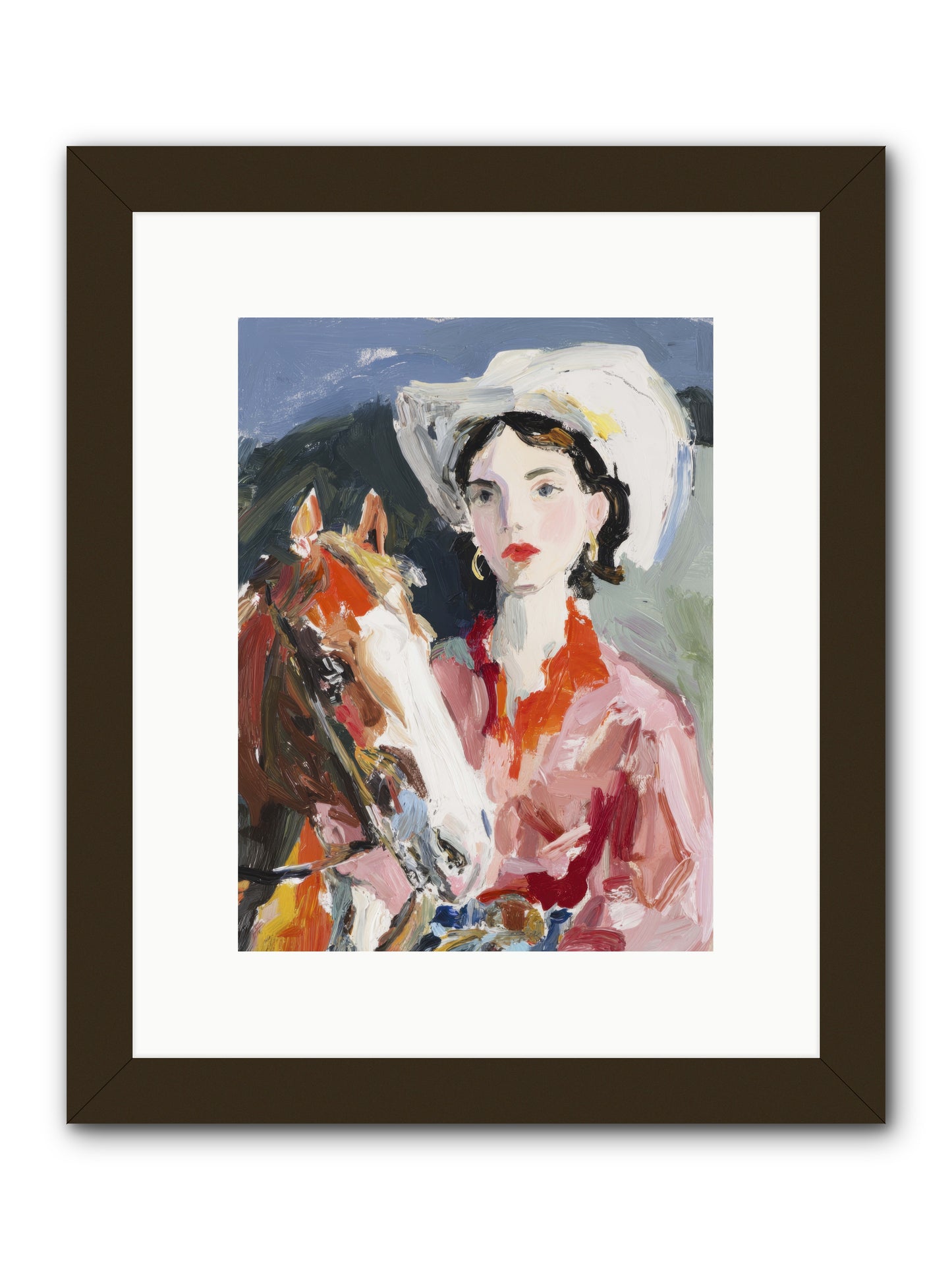 When Shadows Stretched -- Framed Print - Black 9x12