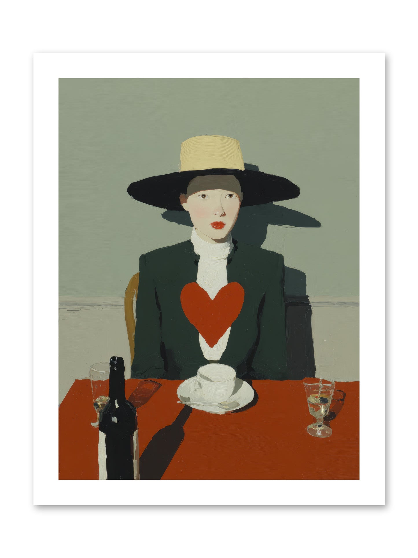 When Souls Find Their Match -- Loose Canvas Print 12x16